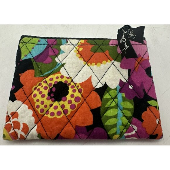 Vera Bradley Quilted Wallet Coin and Wallet Paisley Floral Purse - Picture 9 of 12